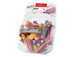 Rotulador faber fluorescente texliner 46 color metalico bombonera 80 unidades colores surtidos