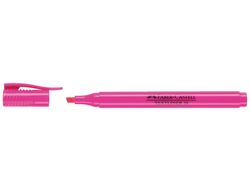 Rotulador faber fluorescente textliner 38 rosa