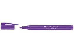 Rotulador faber fluorescente textliner 38 violeta