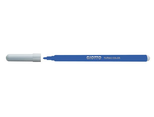 Rotulador giotto turbo color lavable con punta bloqueada unicolor azul oscuro