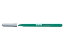 Rotulador giotto turbo color lavable con punta bloqueada unicolor verde oscuro