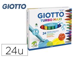 Rotulador Giotto Turbo maxi punta media (24 unidades)