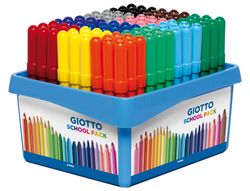 Rotulador Giotto Turbo Maxi School Pack de 108 Unidades 12 Colores X 9 Unidades