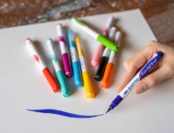 Rotulador giotto turbo soft brush punta de pincel caja de 10 unidades colores surtidos