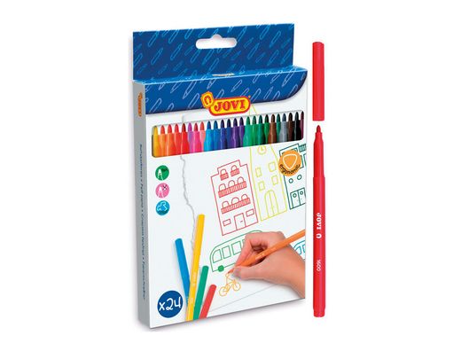 Rotulador Jovi Caja 24 Colores