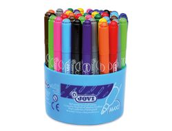 Rotulador Jovi Maxi 13 mm Bote de 48 Unidades 12 Colores4 Unidades de Cada Color.