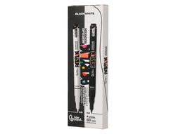 Rotulador liderpapel acrylic base agua todo tipo de superficie punta fina 0,7 mm caja de 4 perfiladores