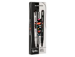 Rotulador liderpapel acrylic base agua todo tipo de superficie punta fina 0,7 mm caja de 4 perfiladores