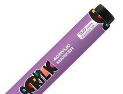 Rotulador liderpapel acrylic base agua todo tipo de superficie punta redonda 3 mm malva