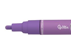 Rotulador liderpapel acrylic base agua todo tipo de superficie punta redonda 3 mm malva