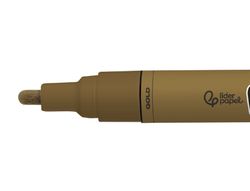 Rotulador liderpapel acrylic base agua todo tipo de superficie punta redonda 3 mm oro