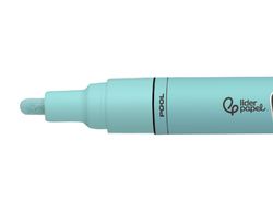 Rotulador liderpapel acrylic base agua todo tipo de superficie punta redonda 3 mm verde menta