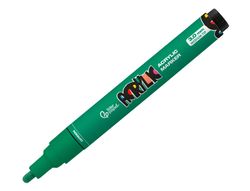 Rotulador liderpapel acrylic base agua todo tipo de superficie punta redonda 3 mm verde