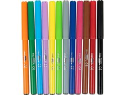Rotulador Liderpapel Caja 12 Colores