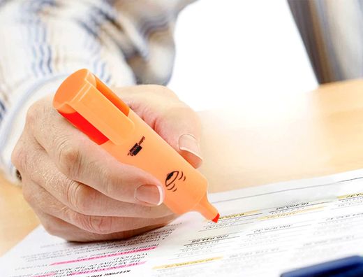 Rotulador liderpapel fluorescente pastel punta biselada estuche de 6 unidades colores surtidos