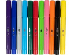 Rotulador Liderpapel Jumbo Bolsa 12 Colores