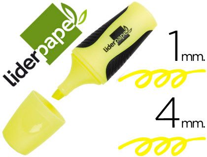 Rotulador Liderpapel Mini Fluorescente Amarillo