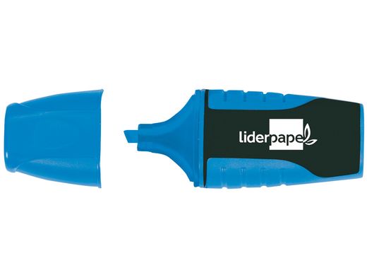 Rotulador Liderpapel Mini Fluorescente Azul