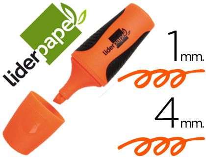Rotulador Liderpapel Mini Fluorescente Naranja