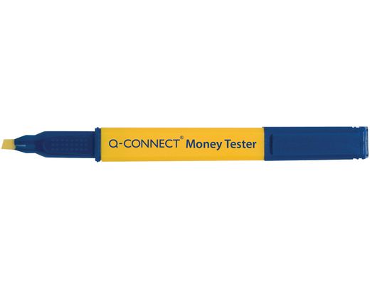 Rotulador Money Tester Pen Q-Connect para Detectar Billetes Falsos