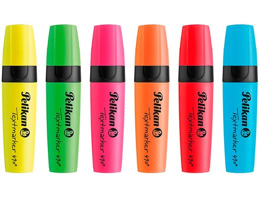 Rotulador Pelikan Fluorescente Textmarker 490 Amarillo
