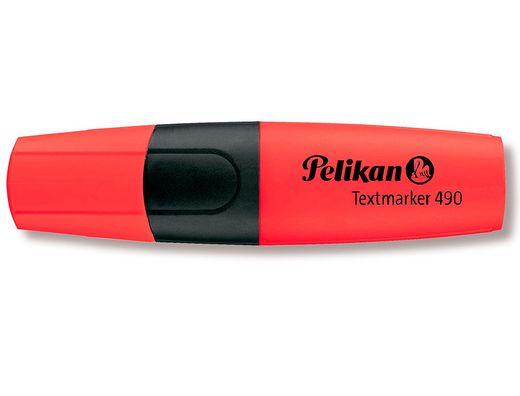 Rotulador Pelikan Fluorescente Textmarker 490 Rojo
