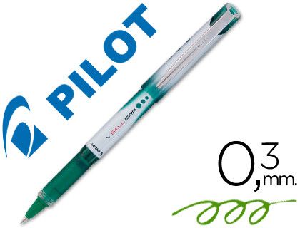 Rotulador Pilot Roller V-Ball Grip Verde 05 Mm