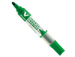 Rotulador Pilot verde para pizarra VBoard