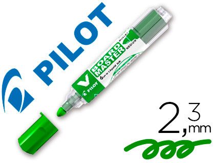 Rotulador Pilot verde para pizarra VBoard
