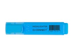 Rotulador Q-Connect Fluorescente Azul Punta Biselada