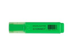Rotulador Q-Connect Fluorescente Verde Punta Biselada