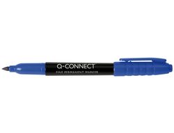 Rotulador Q-Connect para Cd/Dvd Punta Fibra Permanente Azul Punta Redonda 1,0 Mm