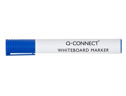 Rotulador Q-Connect Pizarra Blanca Color Azul Punta Redonda 3.0 Mm