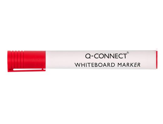 Rotulador Q-Connect Pizarra Blanca Color Rojo Punta Redonda 3.0 Mm