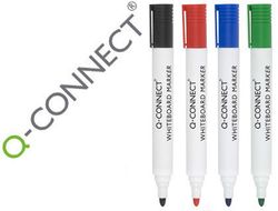 Rotulador Q-Connect Pizarra Blanca Colores Surtidos Punta Redonda 3.0 Mm