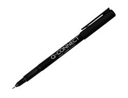 Rotulador q-connect punta de fibra fine liner negro 0.4 mm KF25007