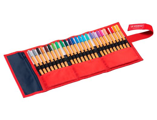 Rotulador Rollerset Stabilo point 88 (25 unidades)
