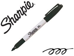 Rotulador sharpie permanente punta fina negro