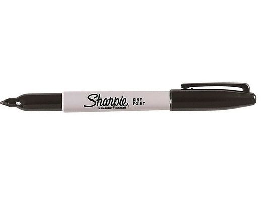 Rotulador sharpie permanente punta fina negro