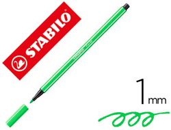 Rotulador stabilo acuarelable pen 68 esmeralda claro 1 mm