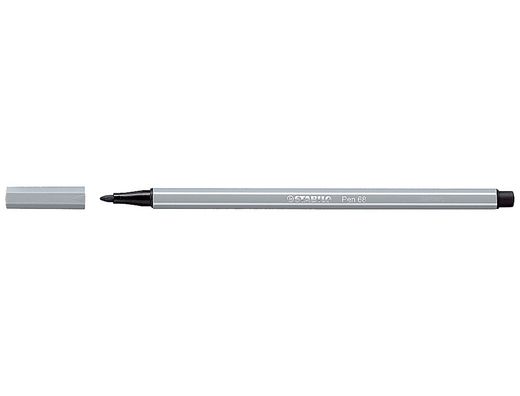 Rotulador stabilo acuarelable pen 68 gris azulado claro 1 mm