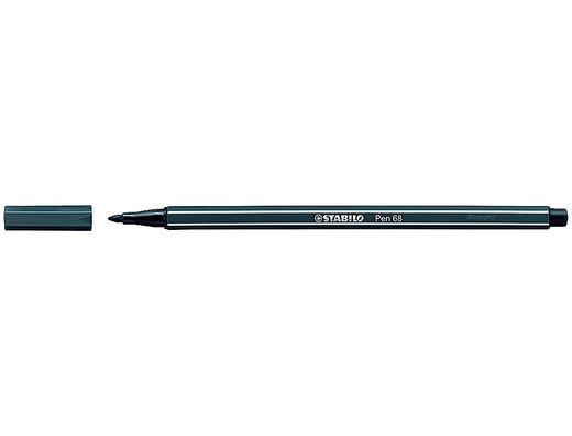 Rotulador stabilo acuarelable pen 68 gris azulado intenso 1 mm