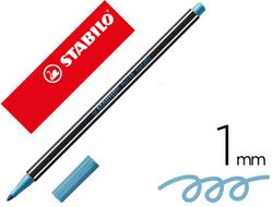 Rotulador stabilo acuarelable pen 68 metalico azul 1 mm