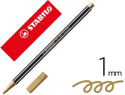 Rotulador stabilo acuarelable pen 68 metalico oro 1 mm