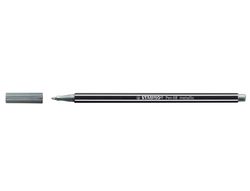 Rotulador stabilo acuarelable pen 68 metalico plata 1 mm
