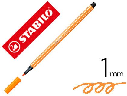 Rotulador stabilo acuarelable pen 68 ocre 1 mm