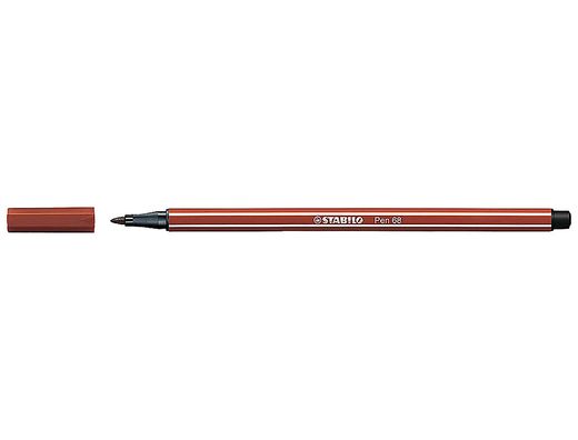 Rotulador stabilo acuarelable pen 68 sanguina 1 mm