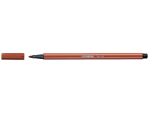 Rotulador stabilo acuarelable pen 68 siena tostado 1 mm
