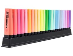 Rotulador stabilo boss fluorescente 70 deskset estuche de 23 unidades coloressurtidos