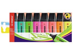 Rotulador stabilo boss fluorescente 70 estuche de 8 unidades colores surtidos